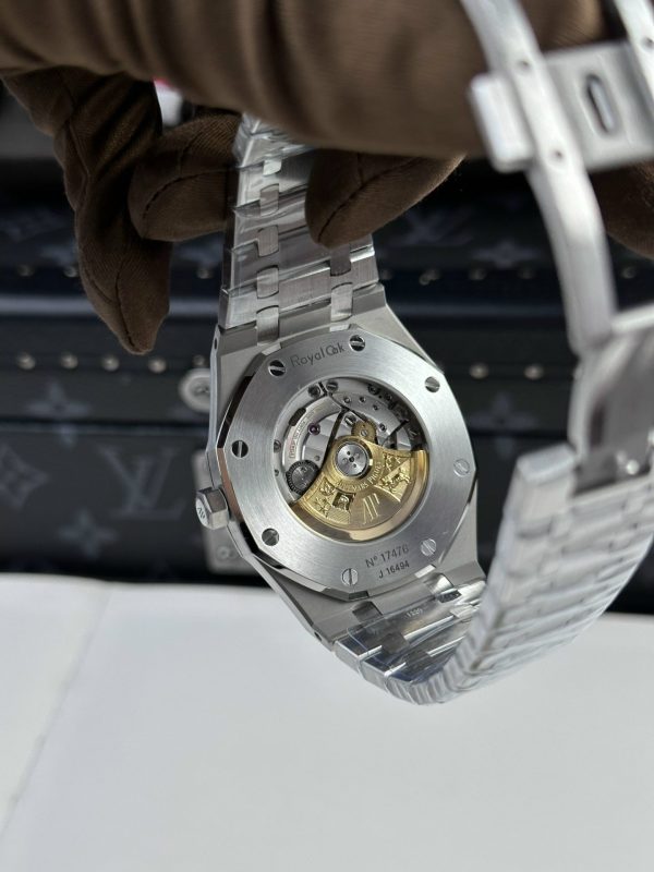 Custom Audemars Piguet Royal Oak 15400ST Black - Swiss AP79 - Image 8