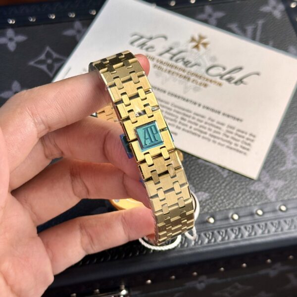 Custom Audemars Piguet Royal Oak 15450SR Yellow Gold White - Swiss AP89 - Image 9