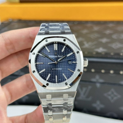 Custom Audemars Piguet Royal Oak 15400ST Navy Blue - Swiss AP78