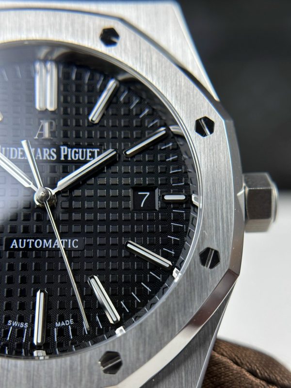 Custom Audemars Piguet Royal Oak 15400ST Black - Swiss AP79 - Image 4