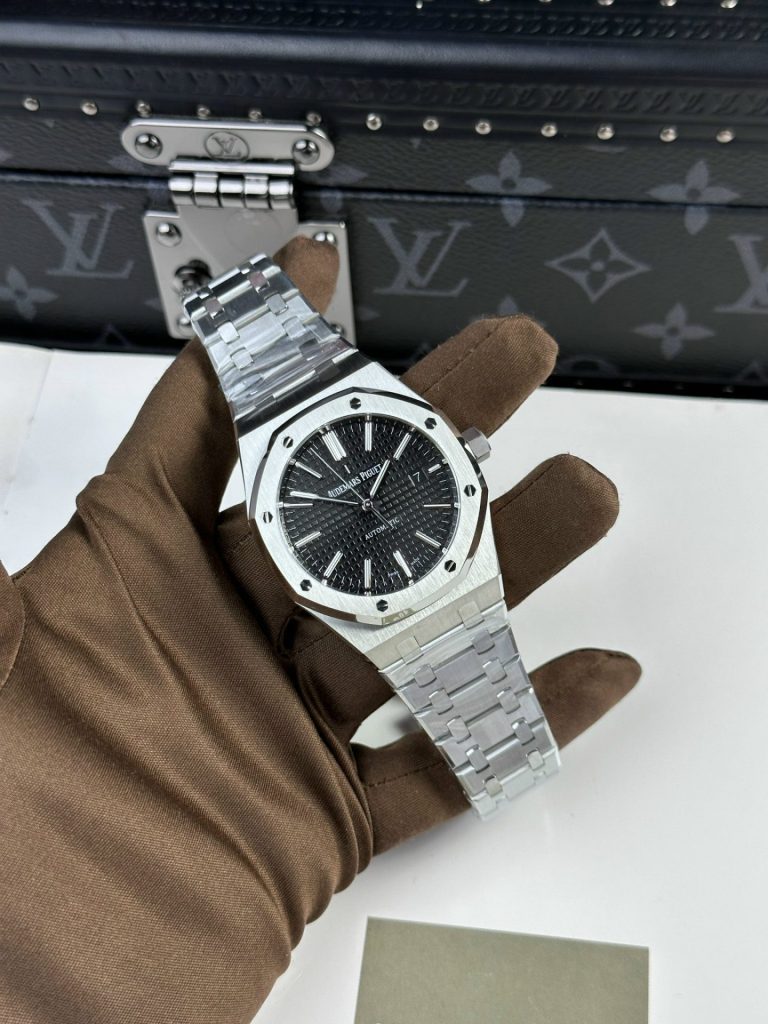 Custom Audemars Piguet Royal Oak 15400ST Black - Swiss AP79 - Image 2