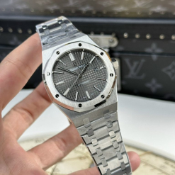 Custom Audemars Piguet Royal Oak 15400ST Grey - Swiss AP77