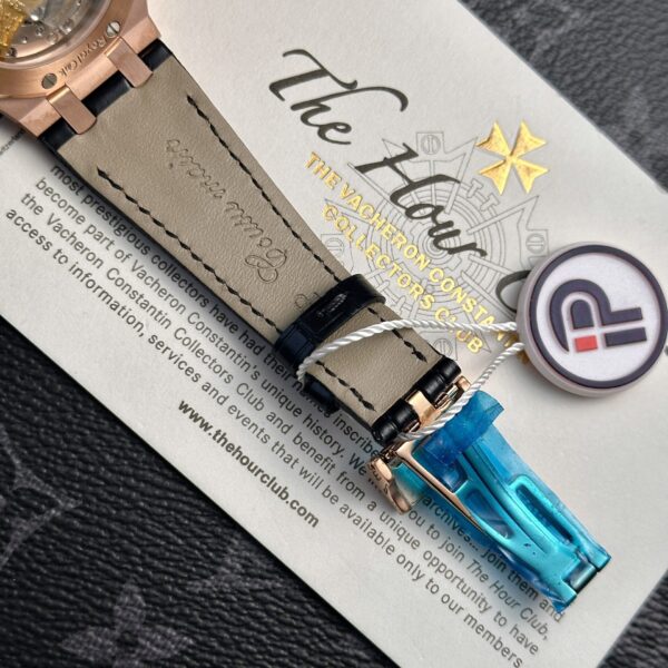 Custom Audemars Piguet Royal Oak 15450SR Rose Gold Black - Swiss AP87 - Image 9