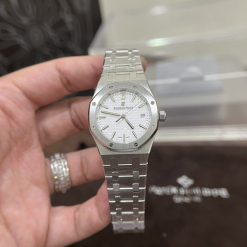 Custom Lady Audemars Piguet Royal Oak 77351ST - Swiss Lady Watch 9