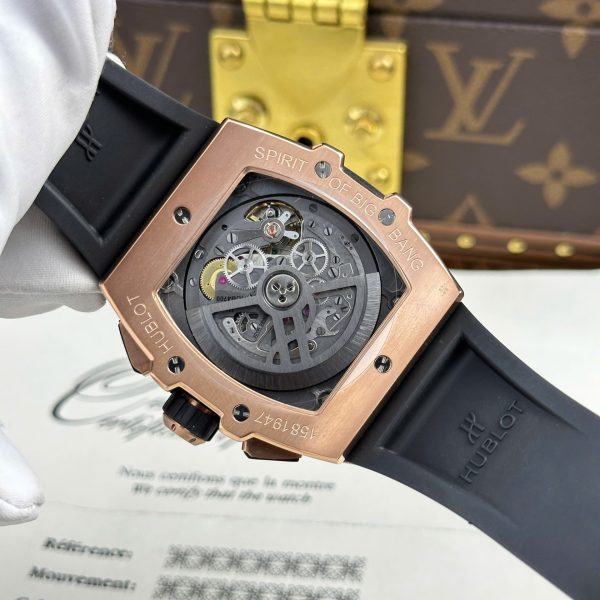 Hublot Spirit Of Big Bang King Gold Bezel Black Ceramic - Swiss Hublot33 - Image 4