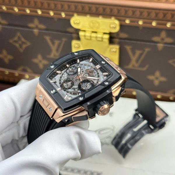 Hublot Spirit Of Big Bang King Gold Bezel Black Ceramic - Swiss Hublot33 - Image 2