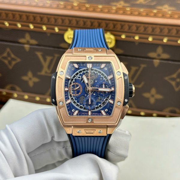 Hublot Spirit Of Big Bang King Gold Dial Blue - Swiss Hublot34 - Image 2