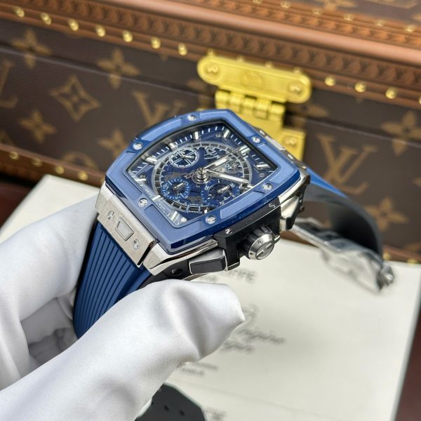 Custom Hublot Spirit Of Big Bang Bezel Ceramic Blue - Swiss Hublot31 - Image 8
