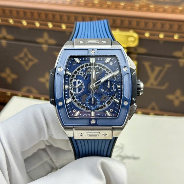 Custom Hublot Spirit Of Big Bang Bezel Ceramic Blue - Swiss Hublot31 - Image 2