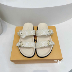 Custom Louis Vuitton Bom Dia Flat Comfort Mule