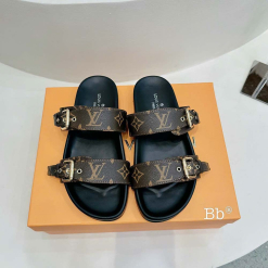 Custom Louis Vuitton Bom Dia Flat Comfort Mule