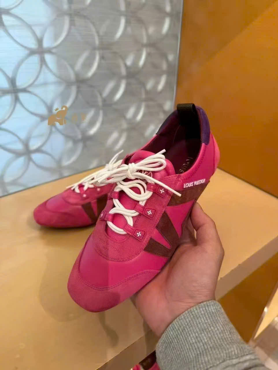 Custom Louis Vuitton Women Sneakerina Sneakers - Image 3