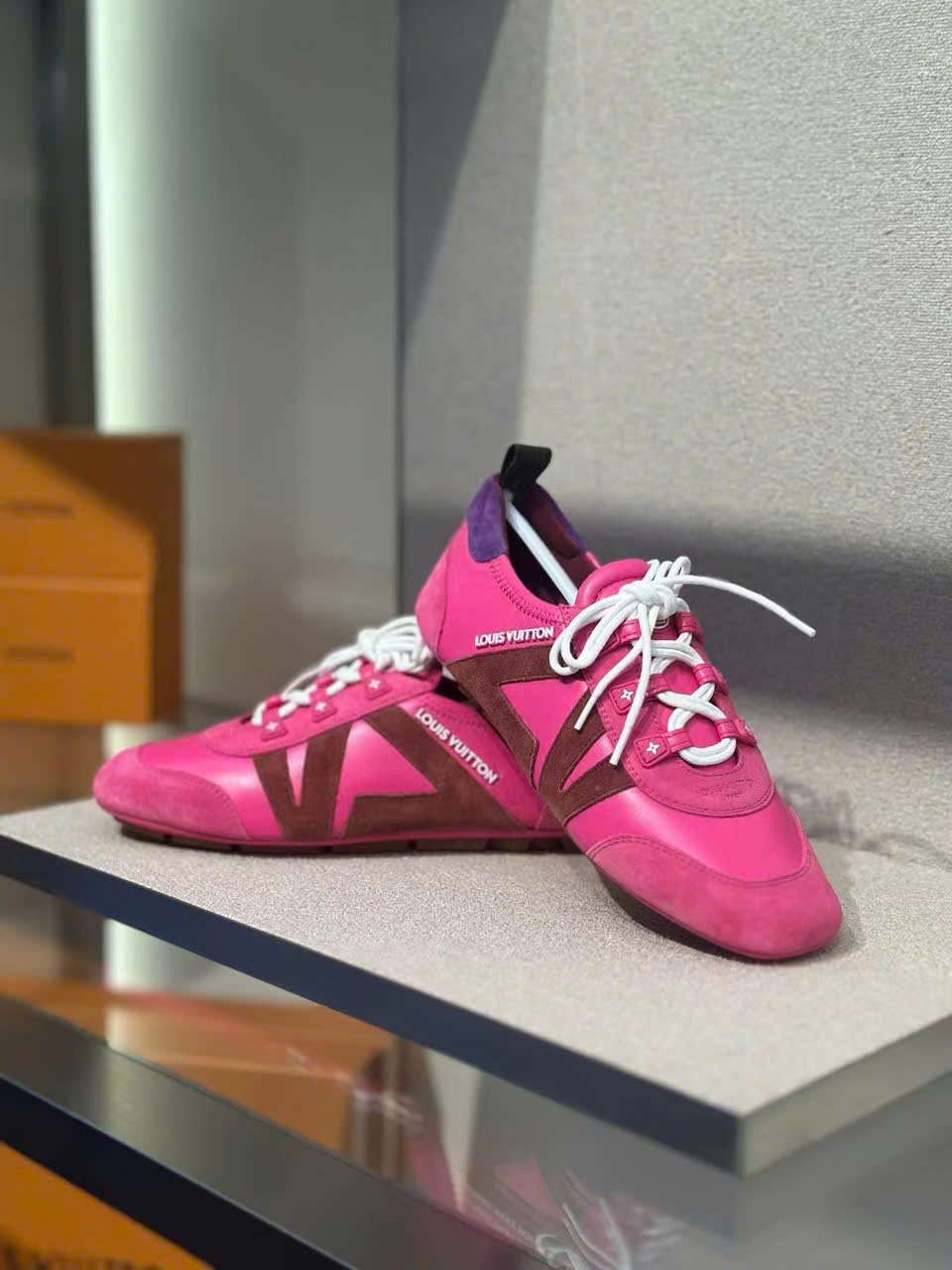 Custom Louis Vuitton Women Sneakerina Sneakers