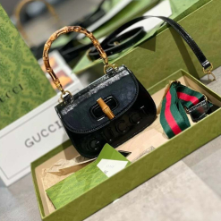 Custom Gucci 1947 Bamboo Small Top Handle Bag