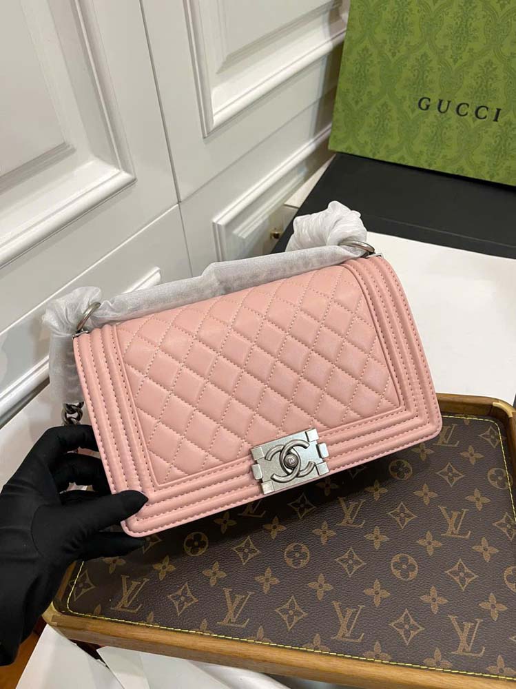 Custom Chanel Boy Lambskin