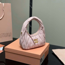 Custom Miu Miu Wander Matelassé Leather Bag