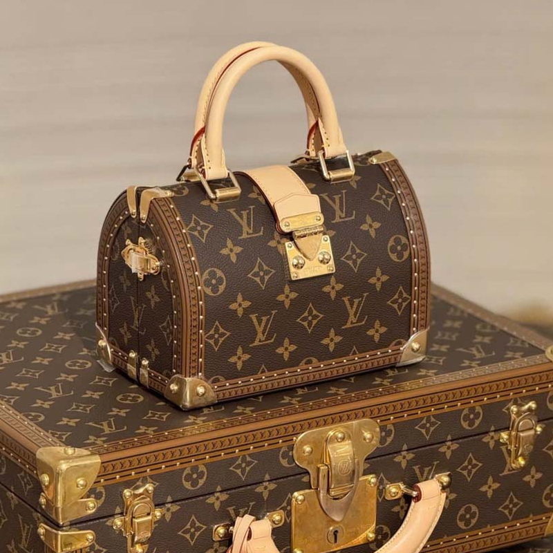 Custom Louis Vuitton Petite Malle Souple Trunk Bag