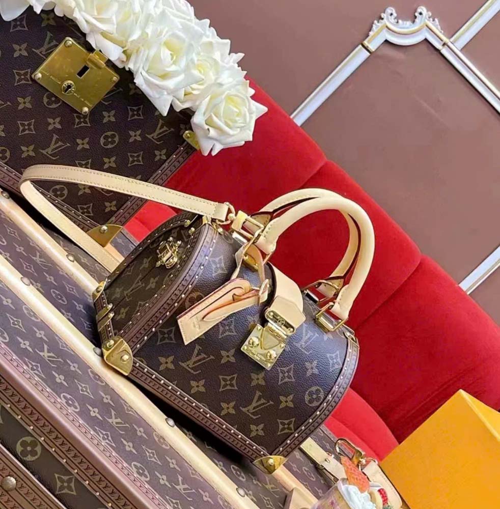 Custom Louis Vuitton Petite Malle Souple Trunk Bag - Image 5