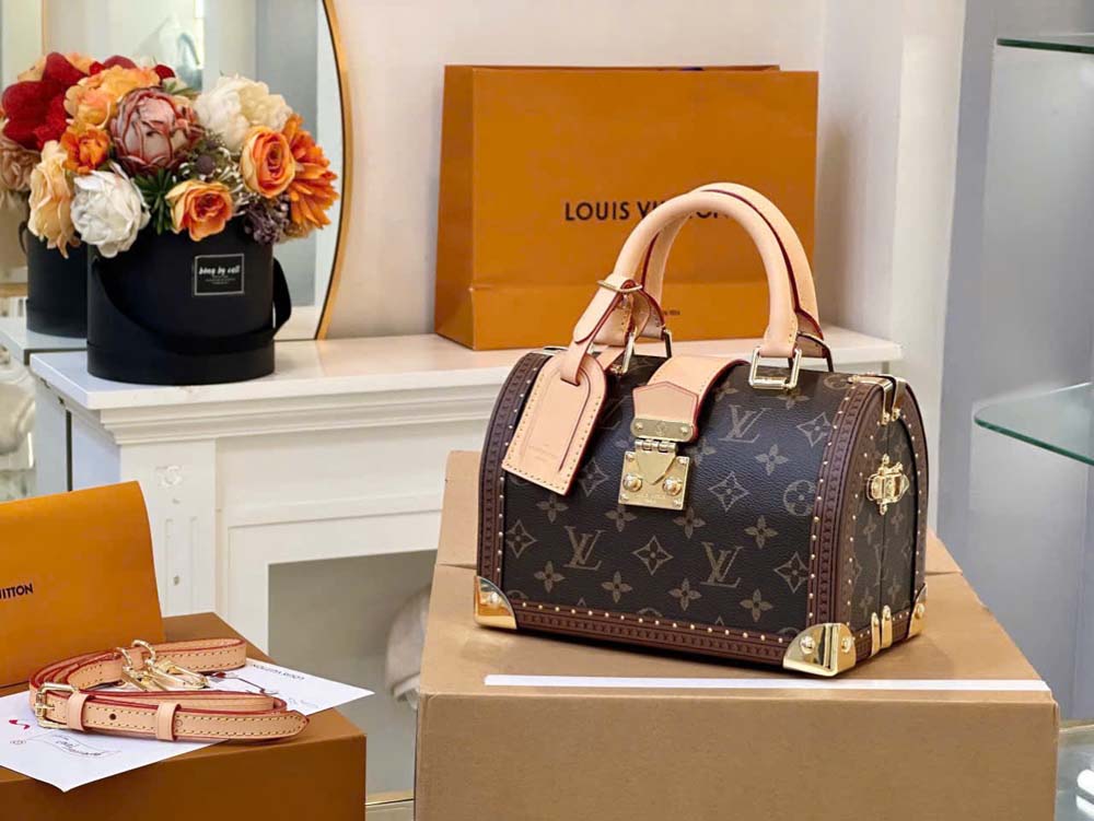 Custom Louis Vuitton Petite Malle Souple Trunk Bag - Image 2