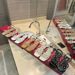 Custom Valentino Rockstud Sandal With Strap