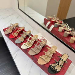 Custom Valentino Rockstud Sandal With Strap