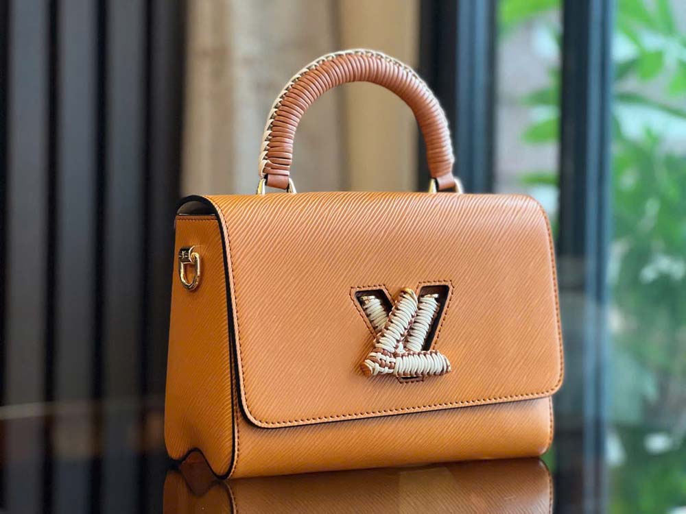 Custom Louis Vuitton Twist Epi MM Braided Top Handle - Image 2