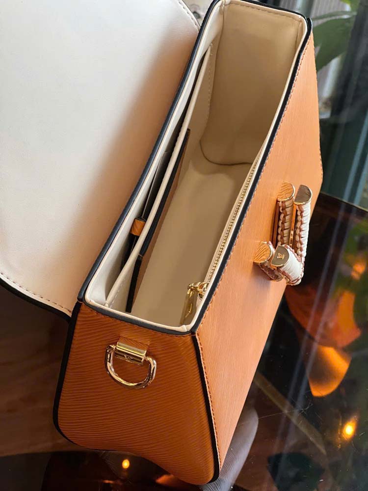 Custom Louis Vuitton Twist Epi MM Braided Top Handle - Image 5