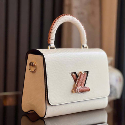 Custom Louis Vuitton Twist Epi MM Braided Top Handle