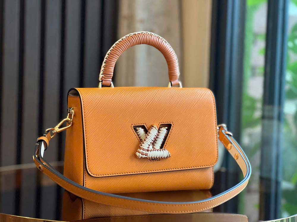 Custom Louis Vuitton Twist Epi MM Braided Top Handle