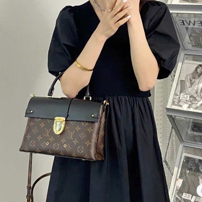 Custom Louis Vuitton One Handle Flap Bag MM - Best Quality - Image 9