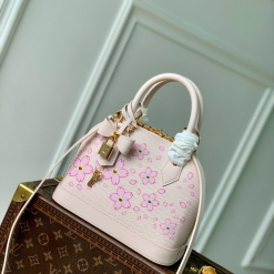 Custom Louis Vuitton x TM Alma BB Cherry Blossom