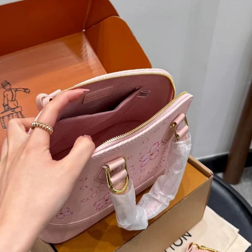 Custom Louis Vuitton x TM Alma BB Blossom - Image 7