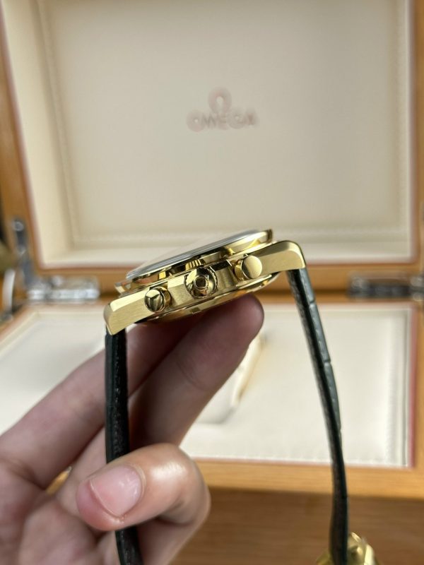 Custom Omega Speedmaster Moonwatch Replica Watches Green Dial - Swiss Omega 48 - Image 5