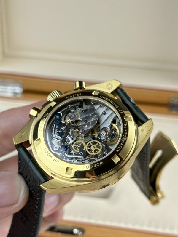 Custom Omega Speedmaster Moonwatch Replica Watches Green Dial - Swiss Omega 48 - Image 9