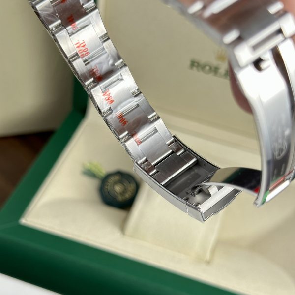 Custom Rolex Oyster Perpetual Black white- Swiss 195 - Image 6