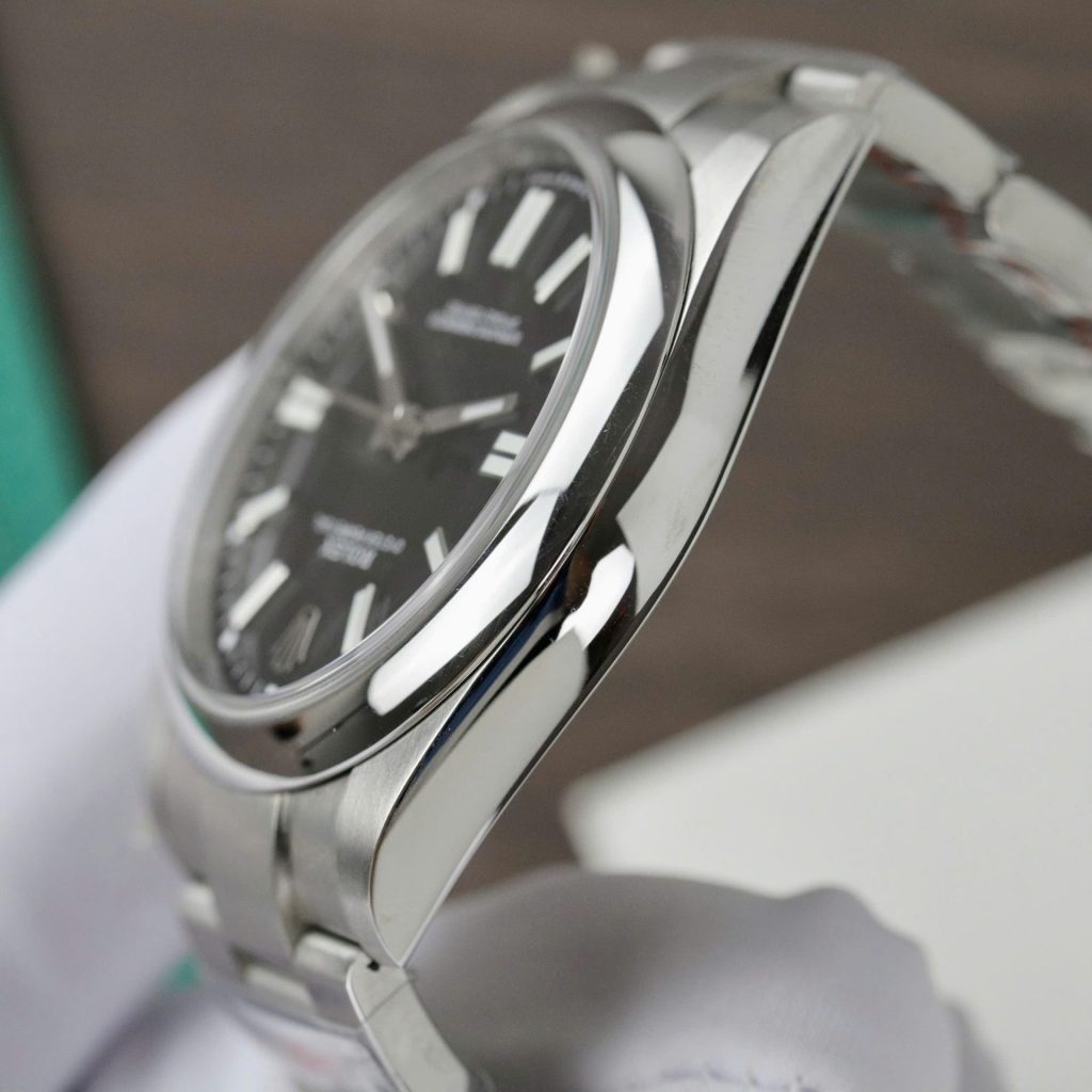 Custom Rolex Oyster Perpetual Black Dial - Swiss 194 - Image 6