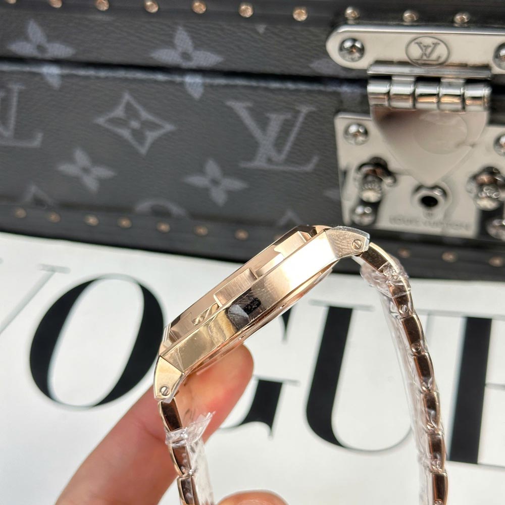 Custom VC Overseas Dual Time 47450 Rose Gold White Dial 42mm - Swiss VC39 - Image 8