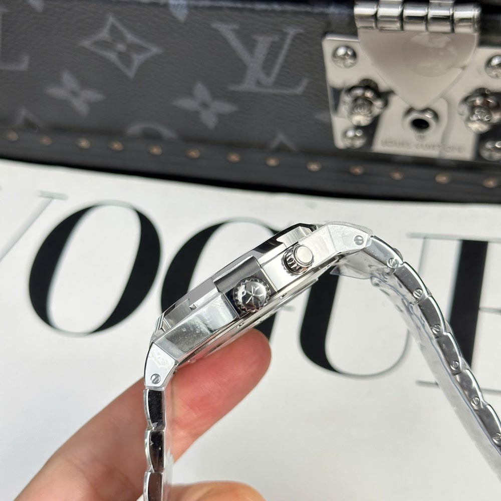 Custom VC Overseas Dual Time 47450 White Dial 42mm - Swiss VC38 - Image 7