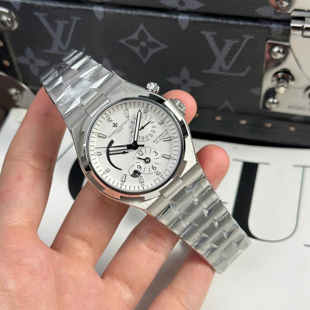 Custom VC Overseas Dual Time 47450 White Dial 42mm - Swiss VC38 - Image 3