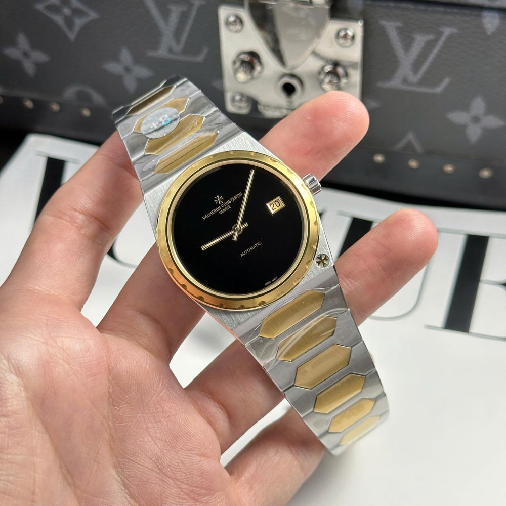 Custom VC Historiques 222 Demi Gold Black Dial 37mm - Swiss VC46 - Image 3