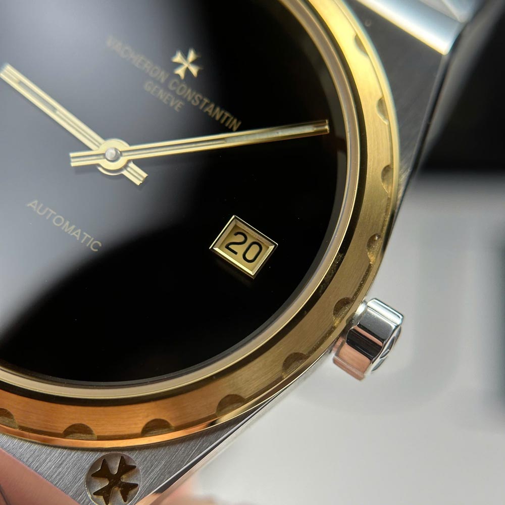 Custom VC Historiques 222 Demi Gold Black Dial 37mm - Swiss VC46 - Image 6