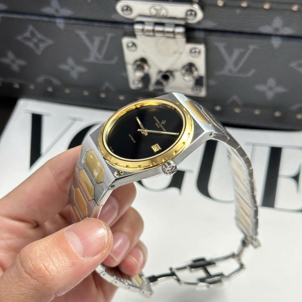 Custom VC Historiques 222 Demi Gold Black Dial 37mm - Swiss VC46 - Image 4