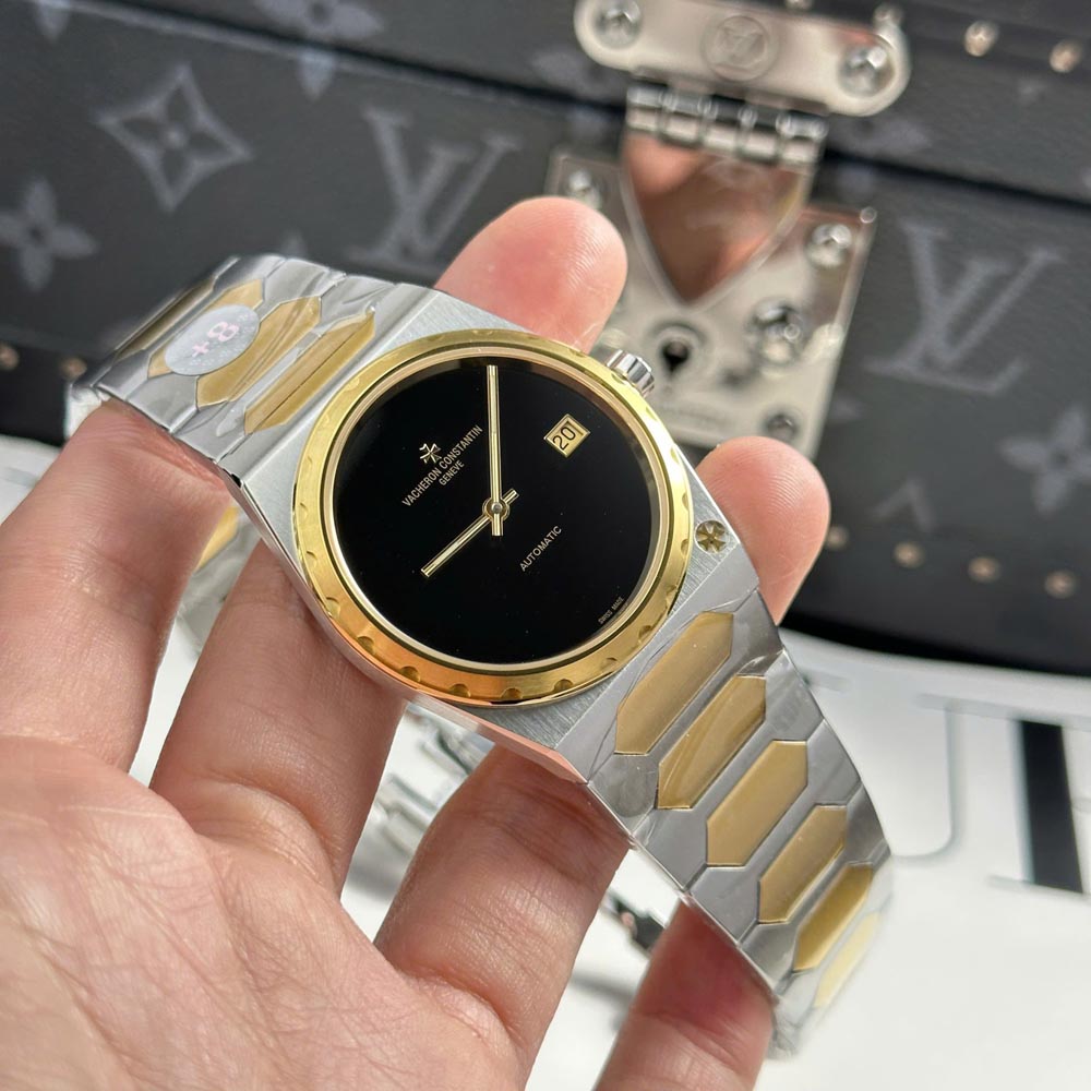 Custom VC Historiques 222 Demi Gold Black Dial 37mm - Swiss VC46 - Image 2