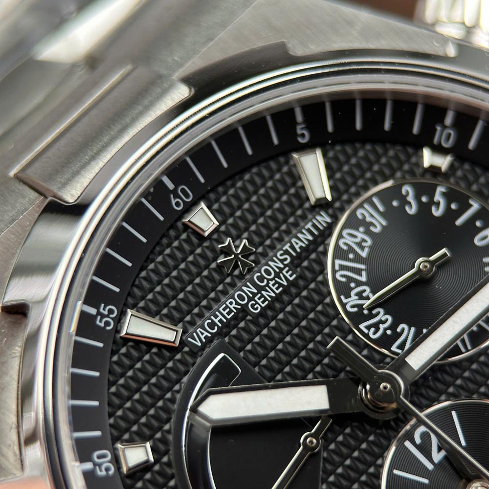 Custom VC Overseas Dual Time 47450 Black Dial 42mm - Swiss VC37 - Image 6