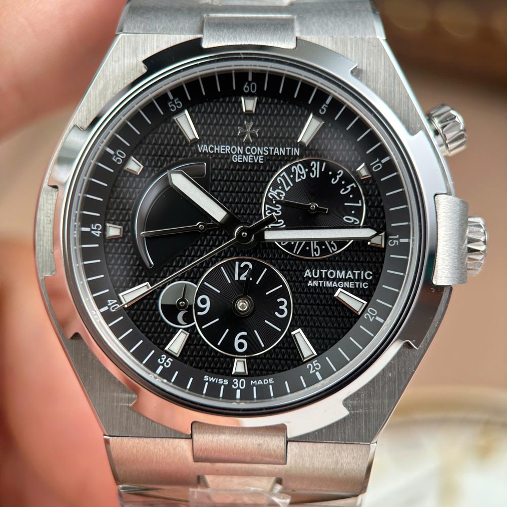 Custom VC Overseas Dual Time 47450 Black Dial 42mm - Swiss VC37 - Image 2